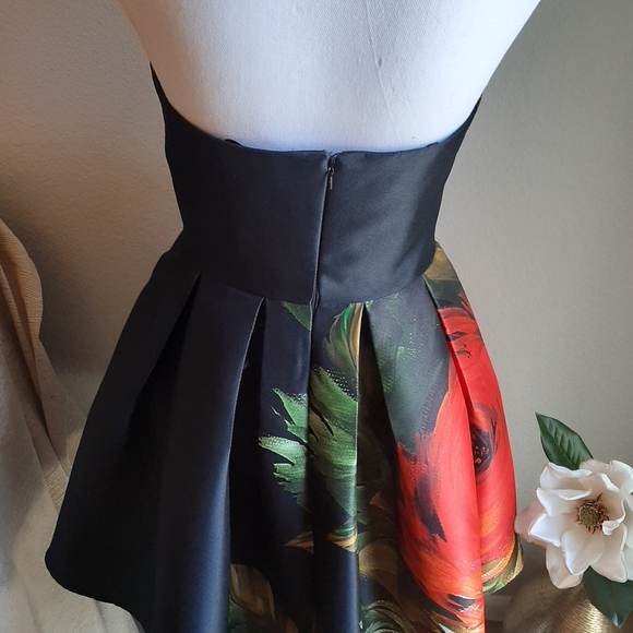 Glamour by Terani strapless formal mini dress - Picture 3 of 7